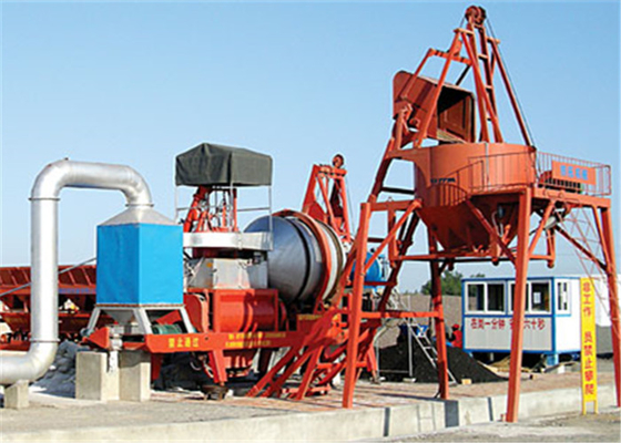 中国 63.5KW オイル バーナーの熱いアスファルト混合植物 1000kgs の送り装置のホッパー容量のセリウム/SGS/ISO9001 サプライヤー