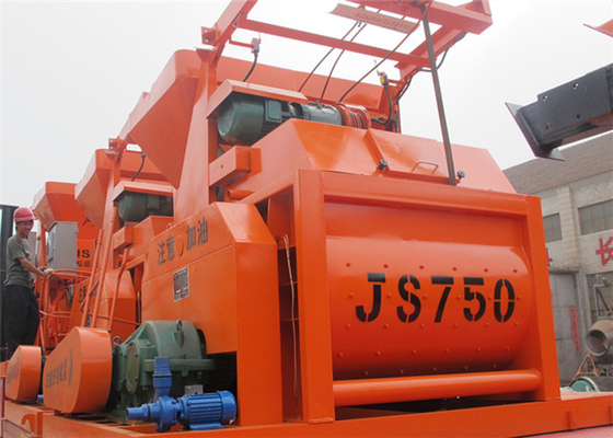 中国 750L 電気対の横のシャフトのトラックミキサ機械 0.75 m3 排出容量 サプライヤー