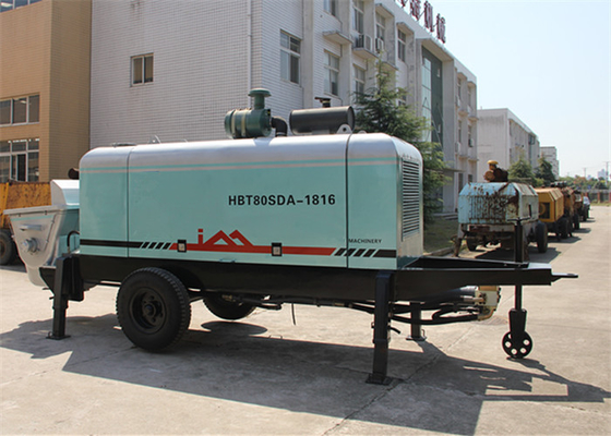 中国 具体的なポンプ仕事のための 150M 配達管のディーゼル トレーラーによって取付けられる具体的なポンプ サプライヤー